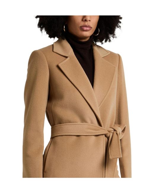 MAX&Co. Natural Belted Coat