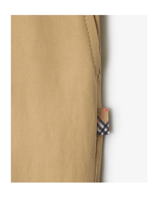 Burberry Natural Straight-Leg Trousers for men