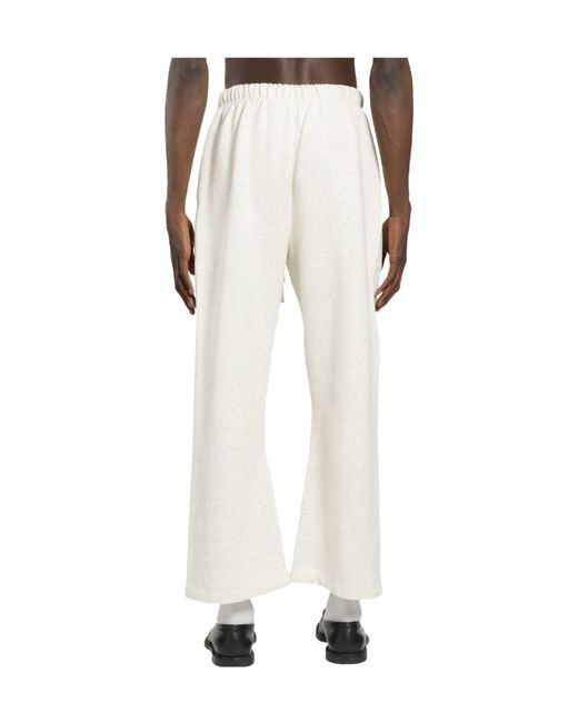 Fear Of God White Flared Sweatpants for men