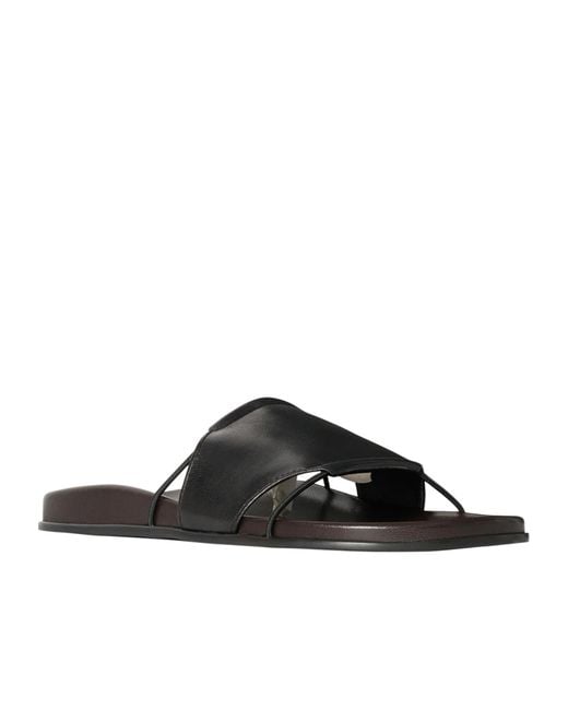 The Row White Vivienne Slide Sandals