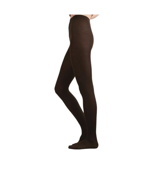 Wolford Black Cashmere Blend Tights