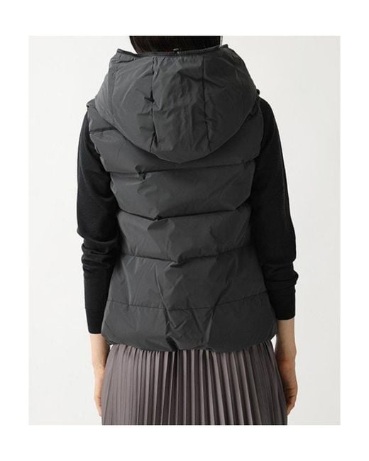 Hydrogen Black Sleeveless Down Jacket