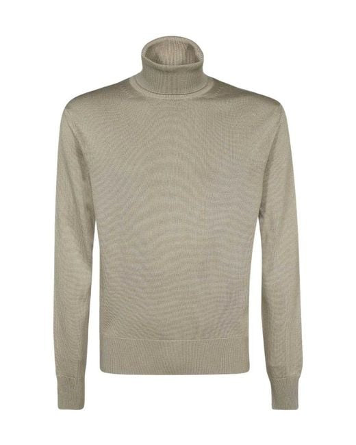 Tom Ford Gray Turtleneck Sweater for men