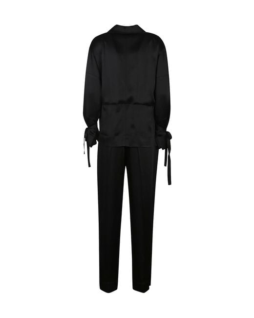 Victoria Beckham Black Work Jumpsuit