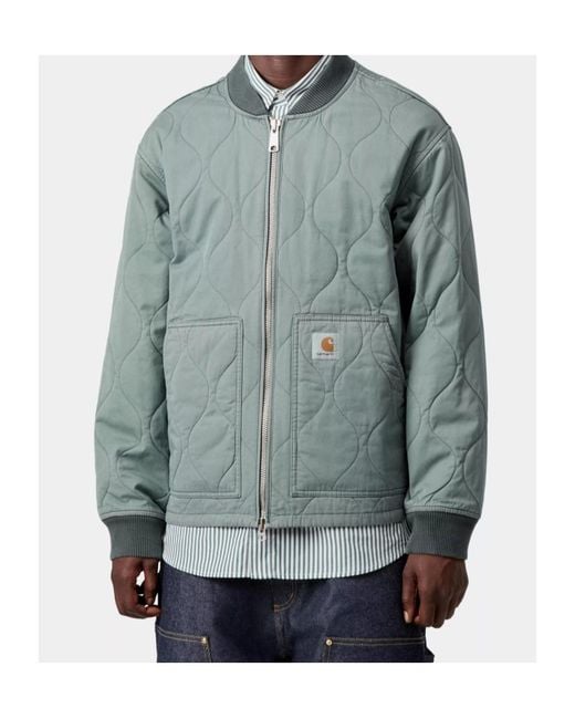 Carhartt Green Kylan Quilted Zip-Up Jacket for men