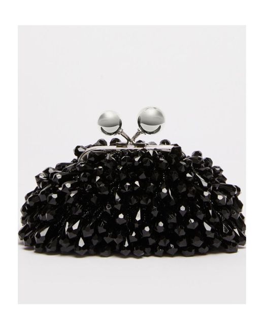 Weekend by Maxmara Black Pasticcino Nano Beaded Bag