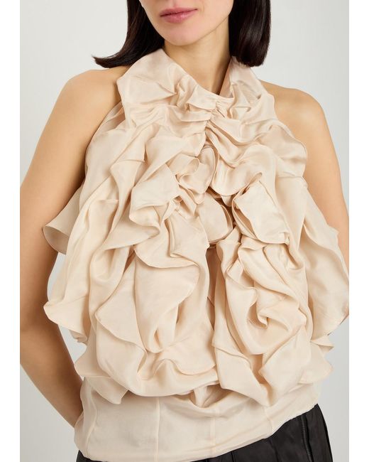Maison Margiela Natural Silk Top