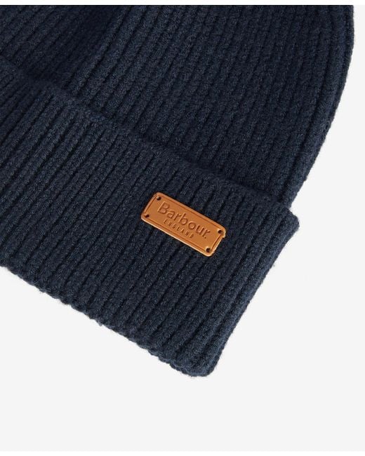 Barbour Gray Tartan Scarf Knitted Beanie Set