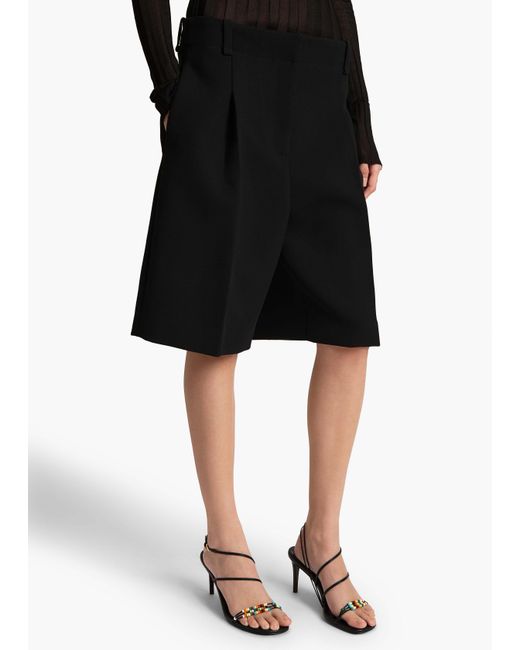 Khaite Black Laden Shorts