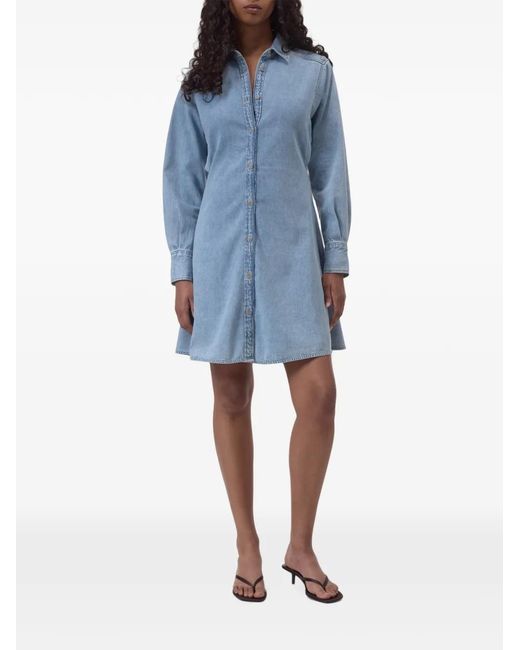 Closed Blue Waisted Denim Dress