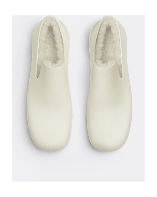 Bottega Veneta White Exposed Heel Design To Wear Casual Sandals
