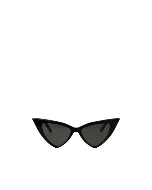McQueen Black Eyewear Cat Eye Frame Sunglasses