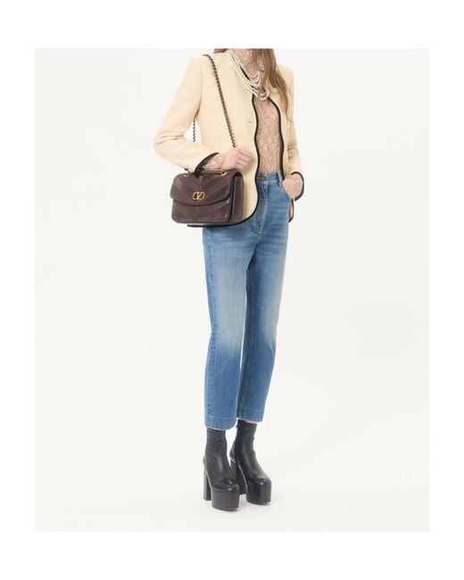 Valentino Natural Contrast Trim Jackets