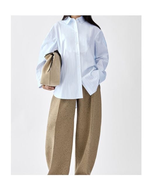 Jacquemus Blue Long-Sleeved Shirt