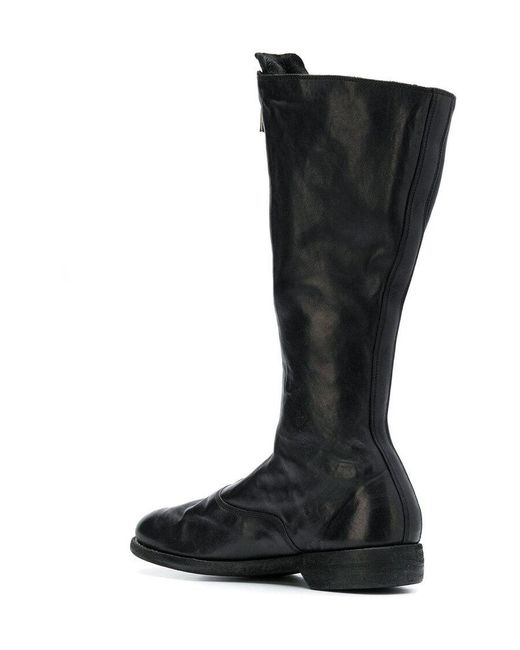 Guidi Black 410 Zippered Boots
