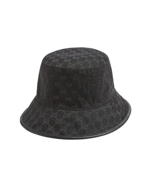 Gucci Gray Reversible Bucket Hat for men