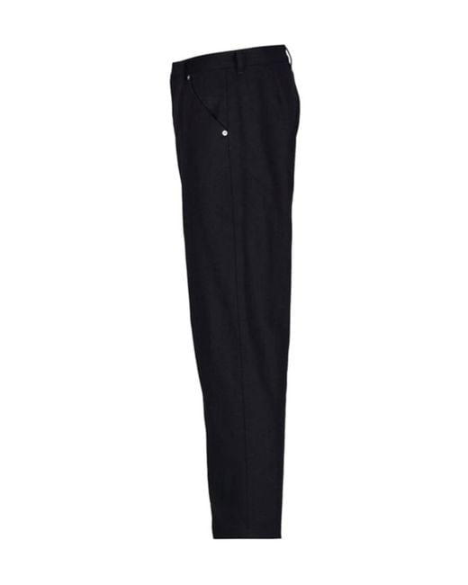 Prada Blue Triangle-Logo Tapered-Leg Jeans for men