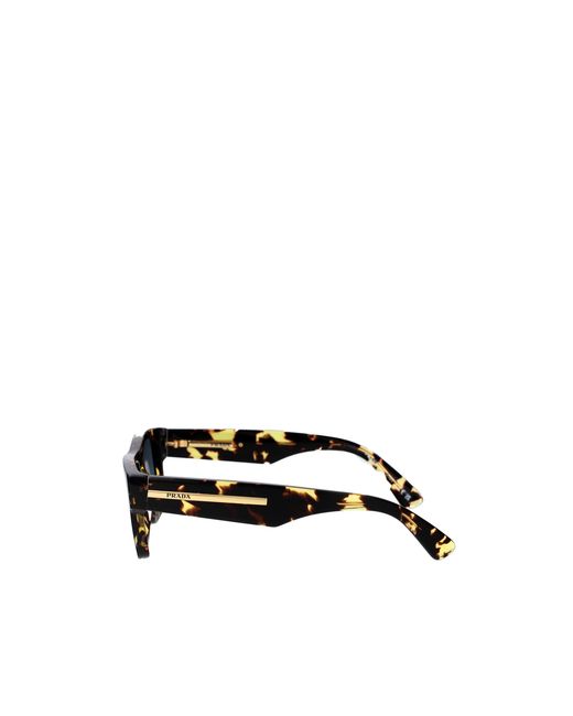 Prada White Eyewear Rectangular Frame Sunglasses for men