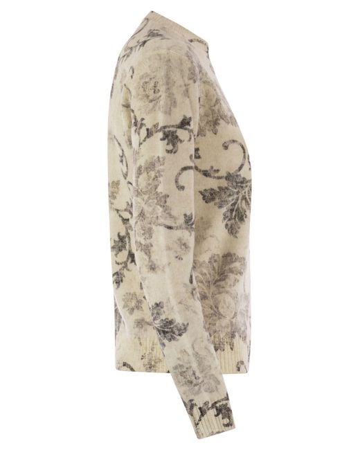 Herno Natural Printed Sweater