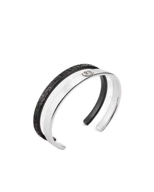 Dior White Oblique Bangle Set for men
