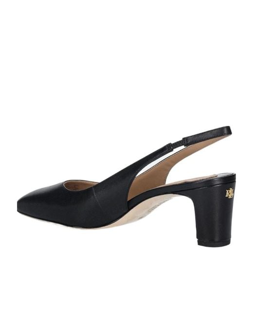 Ralph Lauren Brown Slip-On Sandals
