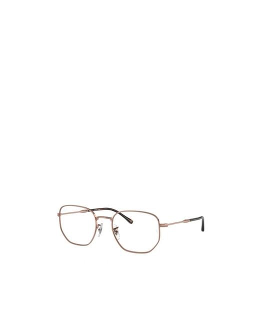 Ray-Ban White Logo Flat Mirror for men
