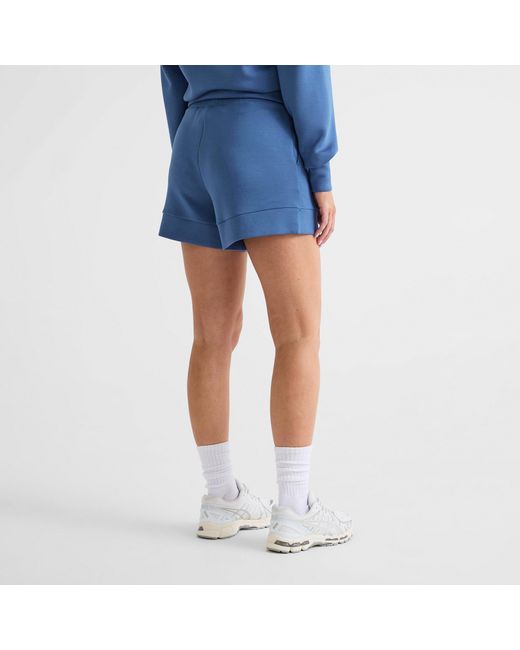 Varley Blue Fleece Athletic Shorts
