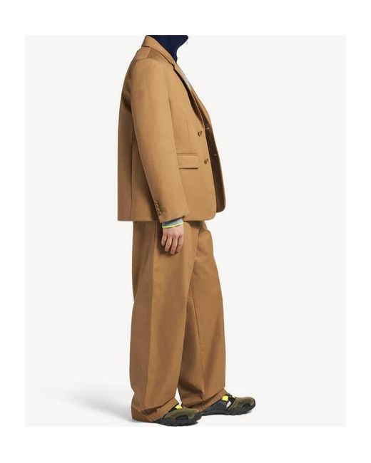 Balenciaga Brown Single-Breasted Normal Fit Jacket for men