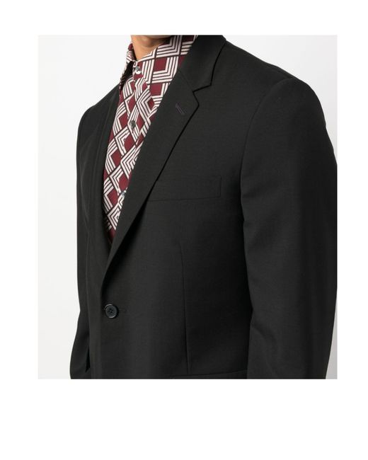 Paul Smith Black Single-Breasted Suit for men