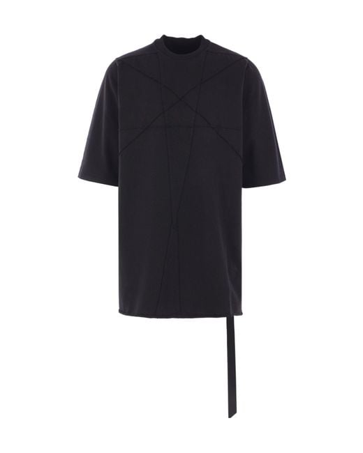 Rick Owens Blue Short-Sleeve T-Shirt for men