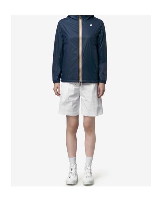 K-Way Blue Jake Reversible Interlock Jacket for men
