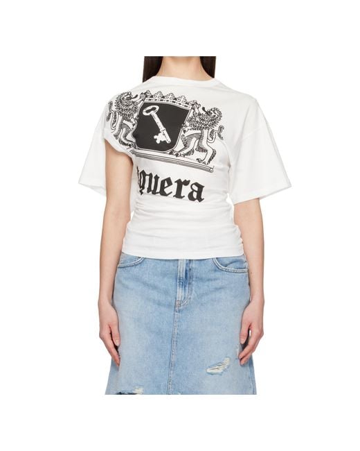 VAQUERA White Twisted T-Shirt
