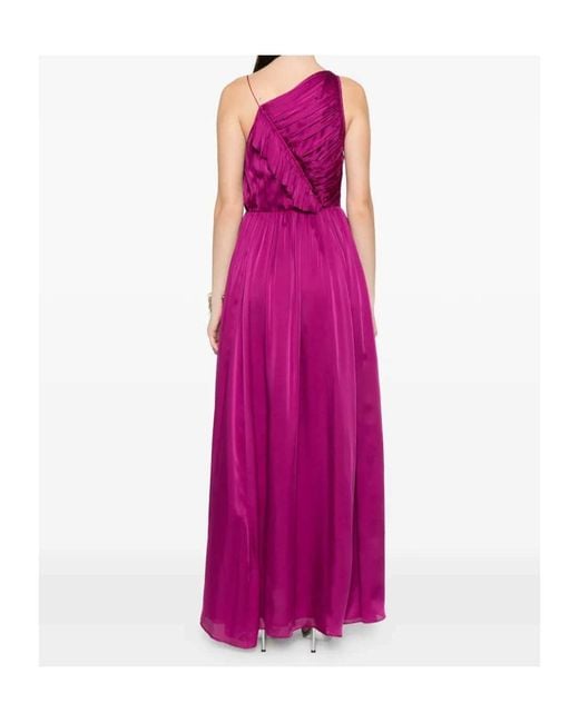 Ulla Johnson Purple Aisha Ruffled Maxi Dress