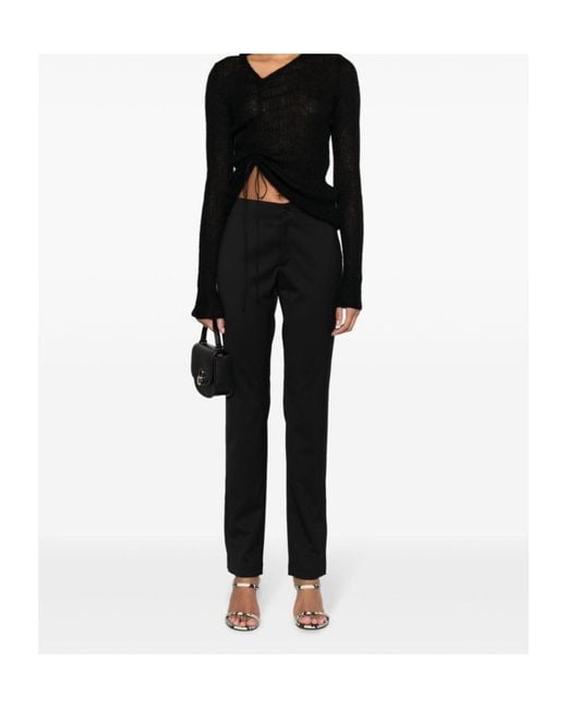 Filippa K Blue Slim Zip Trousers