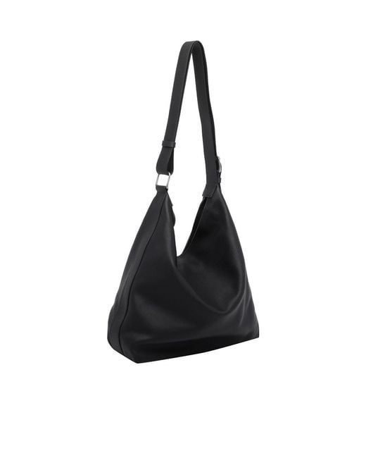 The Row Black Adjustable Shoulder Bag