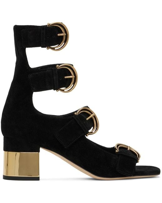 Chloé Black Chloé Alizè Heeled Sandals