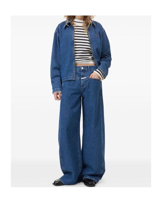 Closed Blue Tori-X Wide-Leg Jeans