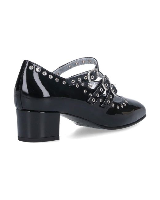 CAREL PARIS Black Camden Mary Janes Pumps