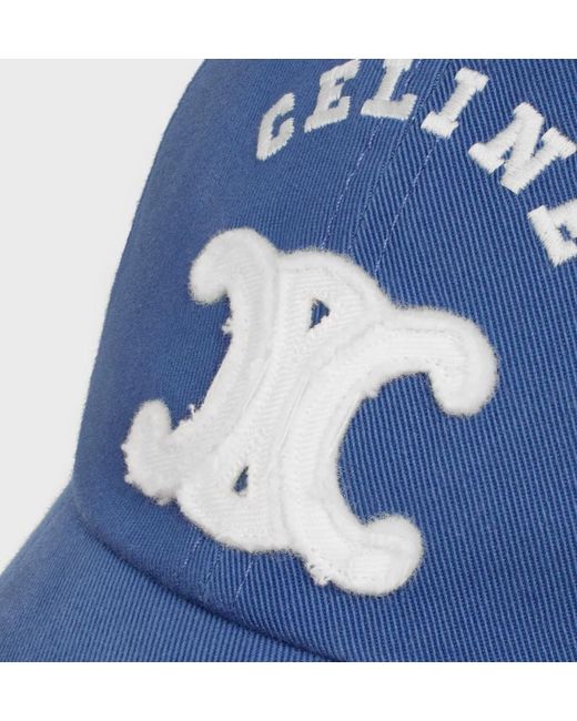 Céline Blue Triomphe Cap for men