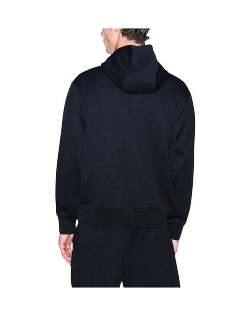 ARMANI EXCHANGE Blue Long-Sleeve Sweatshirt for men