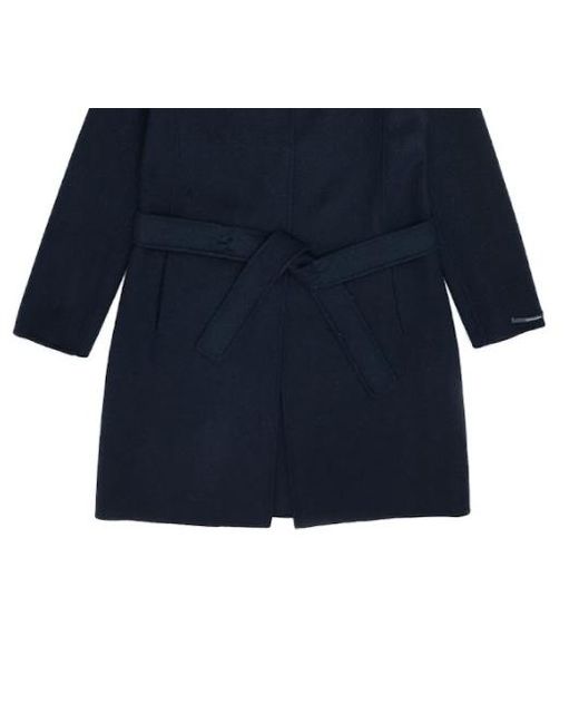 Max Mara Blue Logo Coat