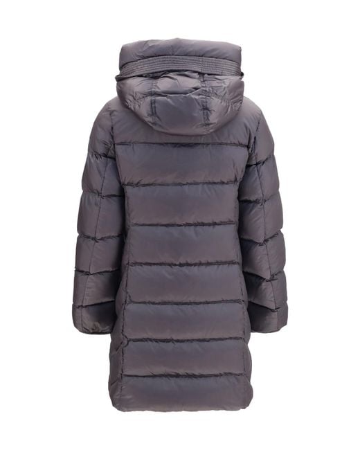 Parajumpers Gray Marion Hooded Down Jacket