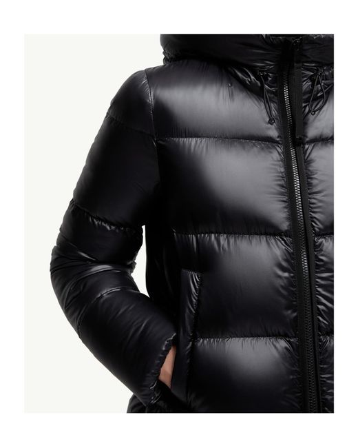 Moncler Black Serittes Hooded Short Down Jacket