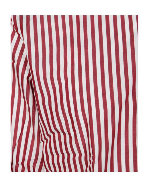 Xacus Red Striped Long-Sleeves Shirt for men