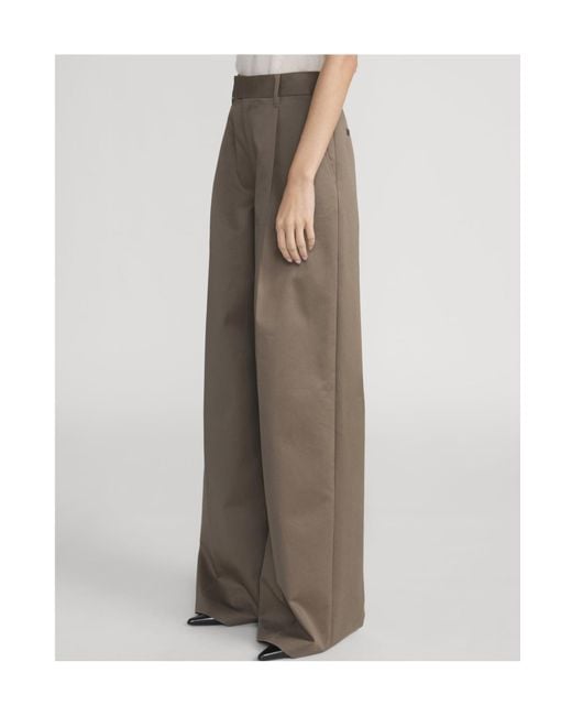 FRAME Brown Casual Pants With Belt Loops