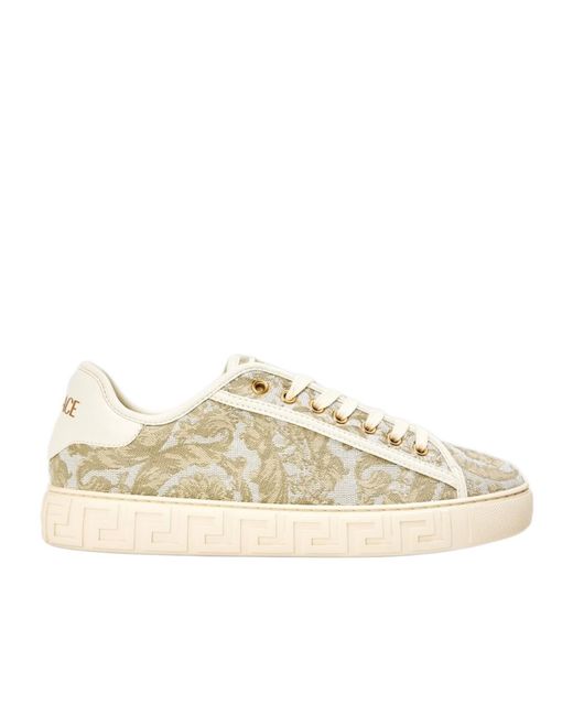 Versace Natural Pattern Low-Top Trainers