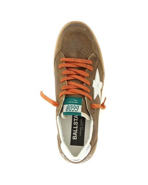 Golden Goose Deluxe Brand Brown Sneakers for men