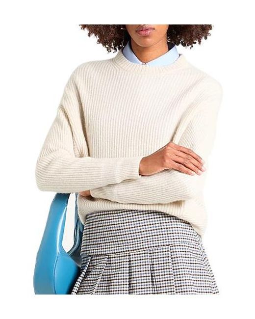 MAX&Co. White Plain Colour Jumpers