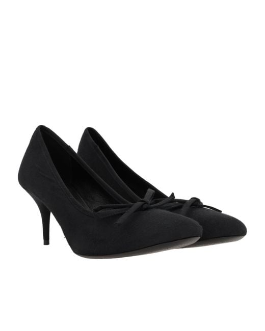 Balenciaga Black Leopold Worn-Out Pumps