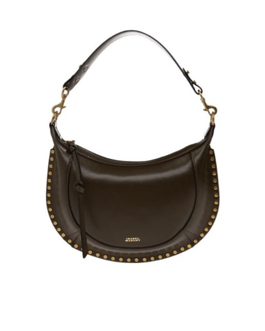 Isabel Marant Brown Letter Shoulder Bag